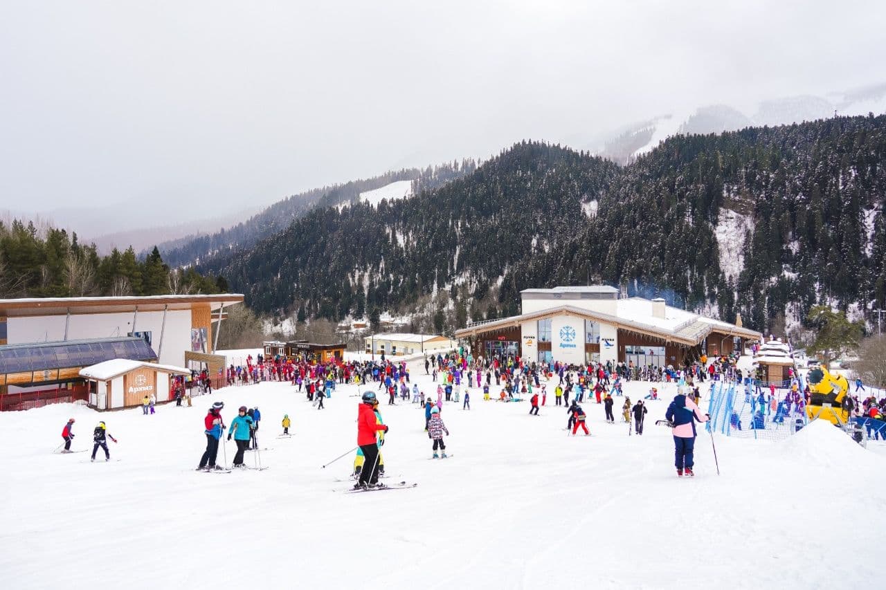 Изображение новости Более 650 тысяч туристов посетили «Архыз» в зимнем сезоне